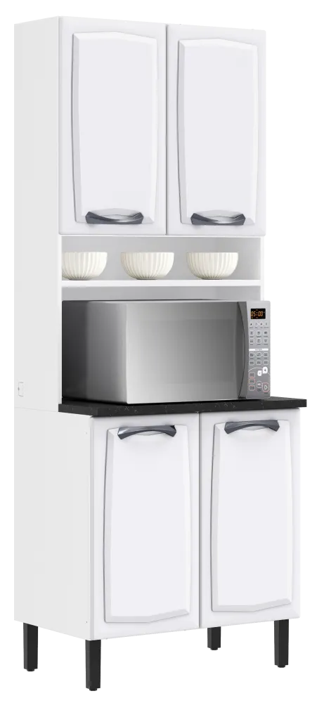 Paneleiro 80 cm 4 portas  Forno Cozinha New  Premium Itatiaia Imagem