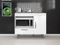 Balcão Cooktop 1 Porta 1 Gaveta Alecrim 1,05