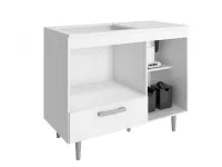 Balcão Cooktop 1 Porta 1 Gaveta Alecrim 1,05 - Foto 2