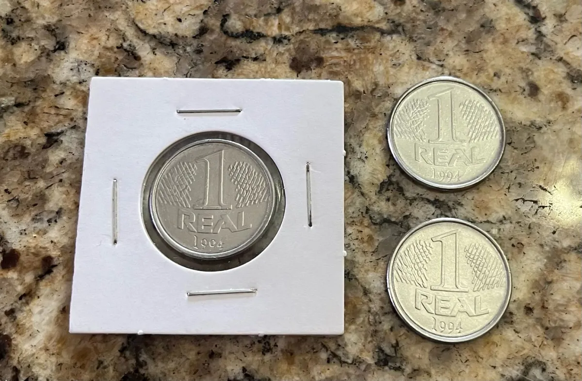 MOEDA 1 REAL  1ª FAMÍLIA 1994 - SOBERBA