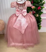 Vestido Festa Rose Renda Enjoy - Foto 3