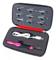 Kit agulha De Crochê de LED e Estojo - Foto 2