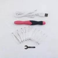 Kit agulha De Crochê de LED e Estojo - Foto 4