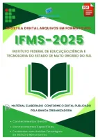 Apostila IFMS Tecnólogo Gestão Pública 2025