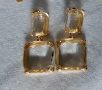 Brincos Pedra natural Swarovski.  - Foto 3