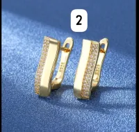 Brincos Argolas ovais e retangulares.  - Foto 2