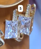 Brincos Argolas ovais e retangulares.  - Foto 3