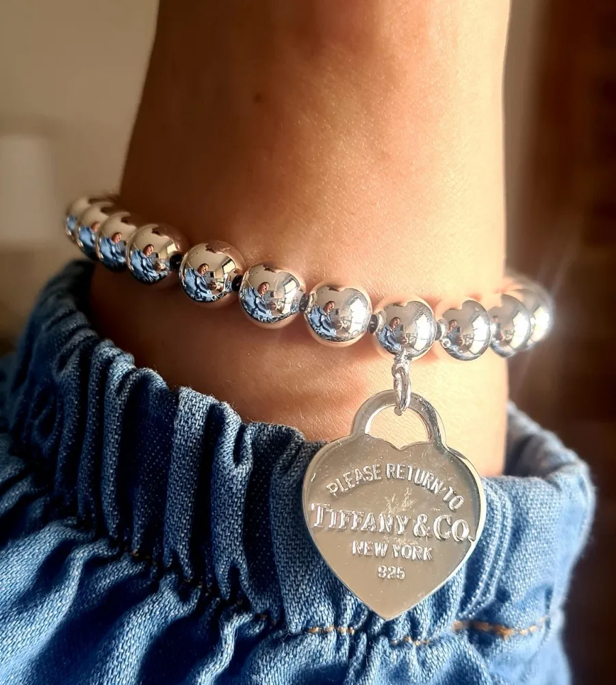 Pulseira de contas grandes Tiffany&Co  Imagem