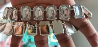 Colar cristais retangulares Swarovski.  - Foto 8