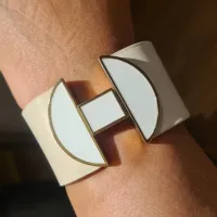 Bracelete Hermès Couro. - Foto 2