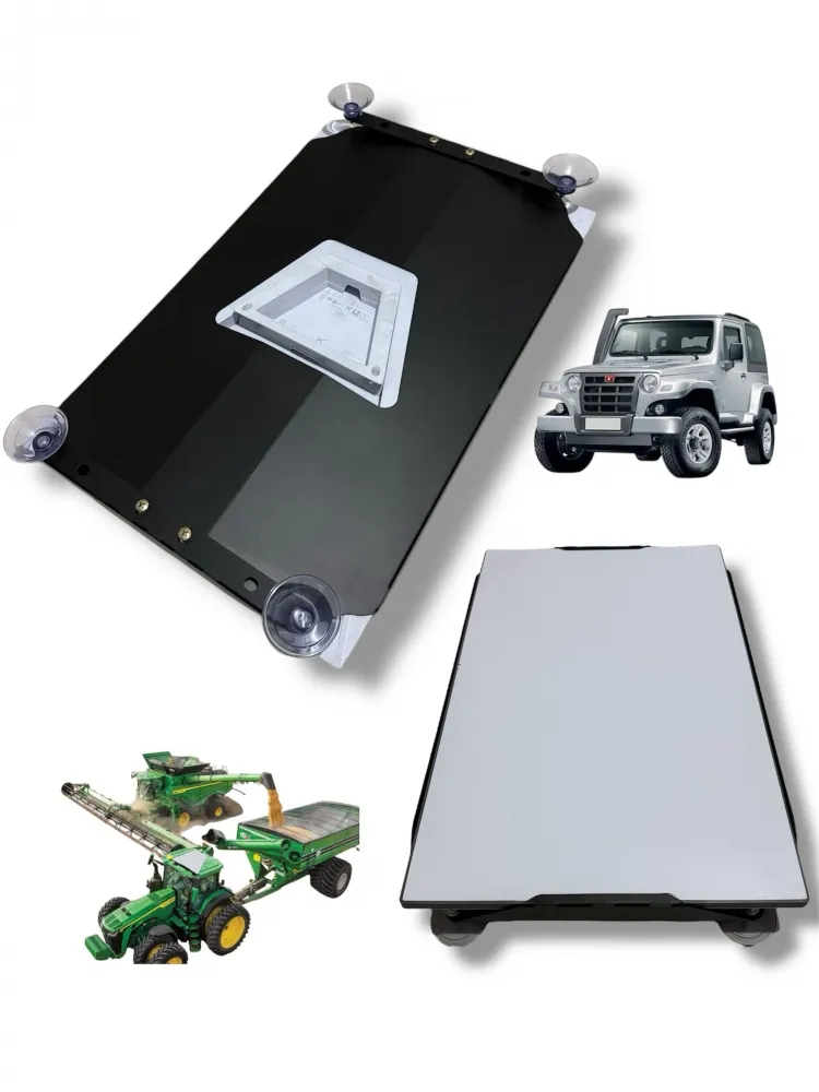 Suporte Case Veicular Para Antena Starlink Gen3 C/4 Ventosas TROLLER DEFENDER MOTOR-HOME, MAQUINAS AGRICOLA ETC..