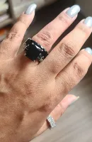 Anel Retangular cristal  - Foto 3