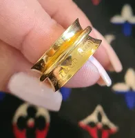Anel  dourado  Tiff