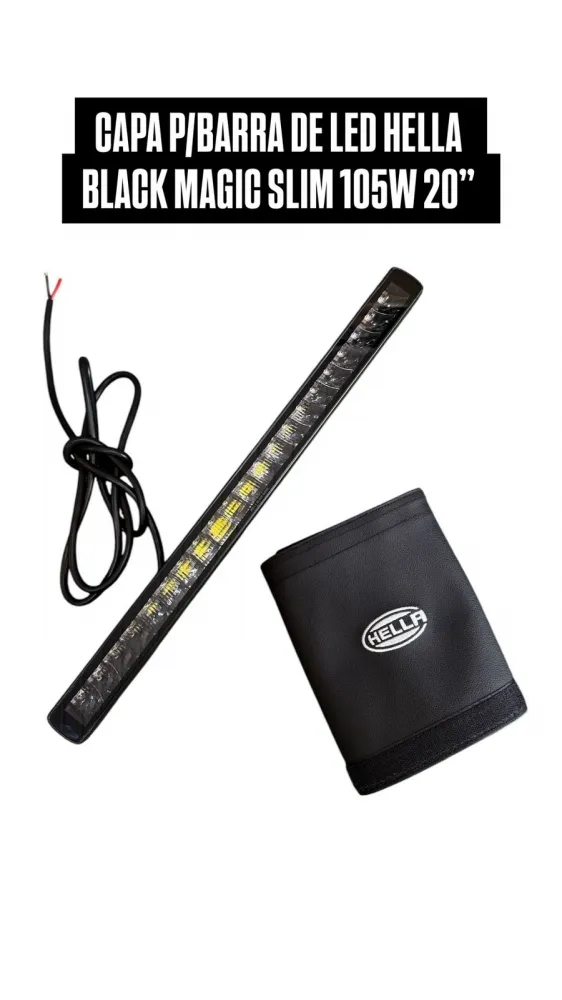 Capa Protetora P/barra De Led Hella Black Magic 20 105w