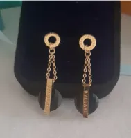 Brinco pedra onix Búlgari 