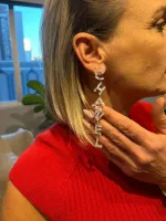 Brincos Chanel Strass  - Foto 4