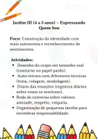 844 - Projeto Pedagógico - Educação Infantil - Jardim III -  Identidade e Autonomia - PDF com 31 páginas - Foto 3