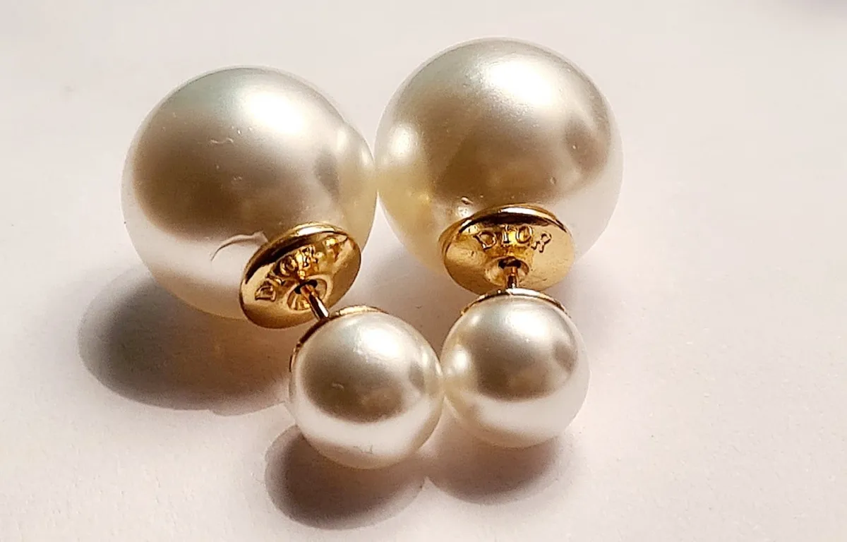 Brinco pérolas Dior 