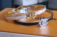 Bracelete Chanel preto/madrepérola, - Foto 3