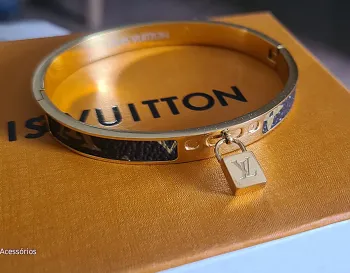 Bracelete Louis Vuitton cadeado 