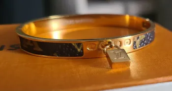 Bracelete Louis Vuitton cadeado  - Foto 2