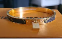 Bracelete Louis Vuitton cadeado  - Foto 4