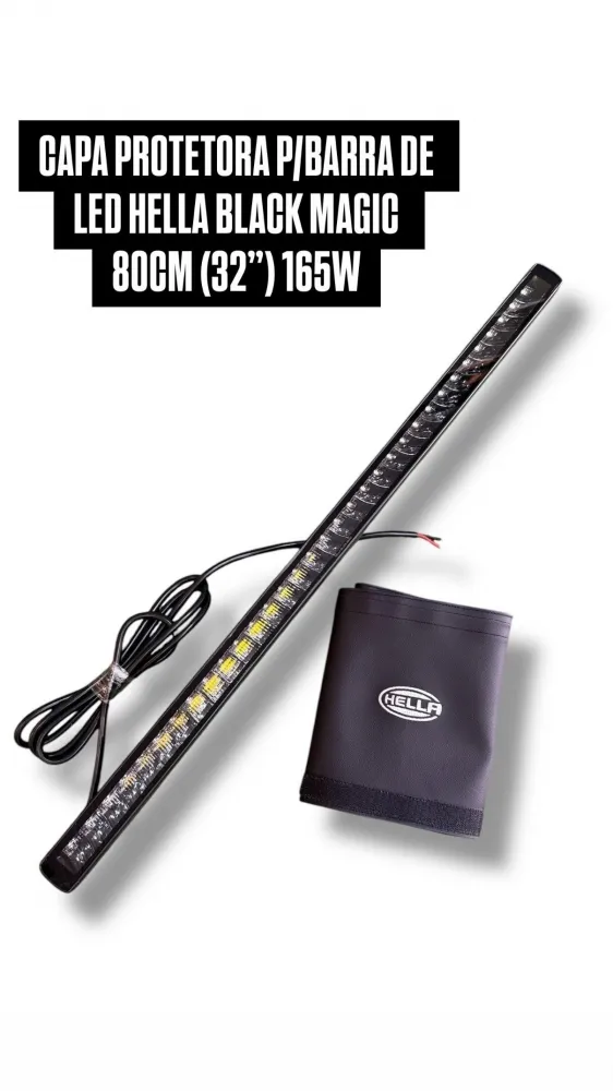 Capa Protetora P Barra De Led Hella Black Magic 165w 80cm
