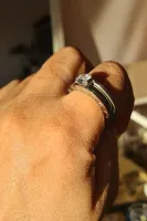 Anel B. zero brilhante.  - Foto 8