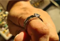 Anel B. zero brilhante.  - Foto 9