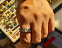 Anel B. zero brilhante.  - Foto 10