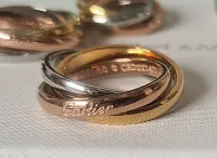 Anel Trinity três cores Cartier  - Foto 5