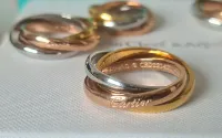 Anel Trinity três cores Cartier  - Foto 6
