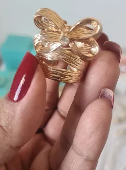 Anel ajustável Laço duplo  - Foto 2