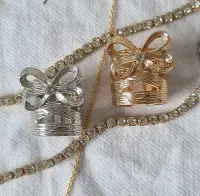 Anel ajustável Laço duplo  - Foto 3