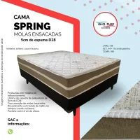 Cama Box Casal Molas Ensacadas Casal 1.38  Bioflex  60 cm Promoção - Foto 2