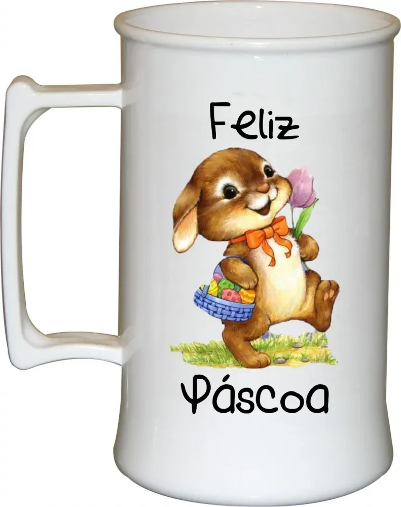 20 Canecas de Páscoa Personalizada 450ml