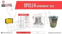 Separador Ar / Óleo  SPS114