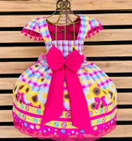 Vestido Junino Arraia Girassol - Foto 3