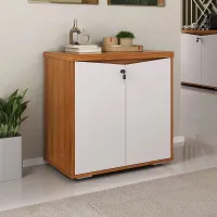 Armário Baixo 750 com 2 Portas e Prateleira Tamburato Y37 - Foto 4