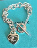 Pulseira Coração fecho T Tiffany&Co  - Foto 2