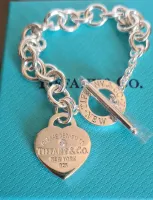 Pulseira Coração fecho T Tiffany&Co  - Foto 3