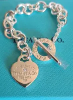 Pulseira Coração fecho T Tiffany&Co  - Foto 4