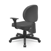  Cadeira Multiregulável NR17 Operativa Plus Executiva Cor Preta Encosto Regulável e Braços Regulaveis  - Foto 2