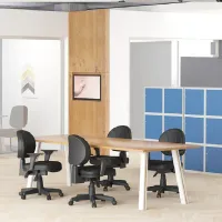  Cadeira Multiregulável NR17 Executiva Plus Encosto Regulável  Cor Preta e Braços - Foto 4