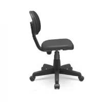 Cadeira  Secretaria Plus Slim Cor Preta Base Giratória - Foto 3
