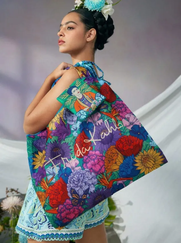 BOLSA COMPACTA  FRIDA KAHLO