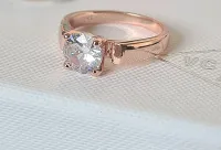 Anel brilhante Cartier 