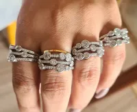 Anel Chaumet brilhantinhos  - Foto 3