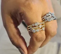 Anel Chaumet brilhantinhos  - Foto 6