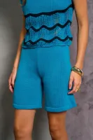 Conjunto tricot shorts, saia e regata, 2 cores GM 809 Tam M - Foto 3
